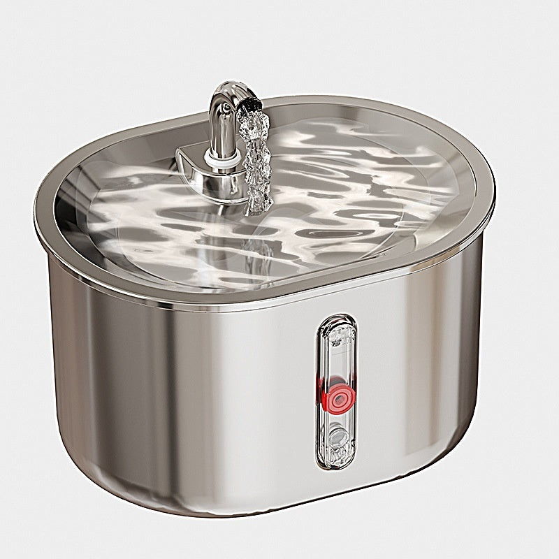 Bebedero Automático Pawly — Acero Inoxidable 304 con Filtración Continua para Gatos y Perros