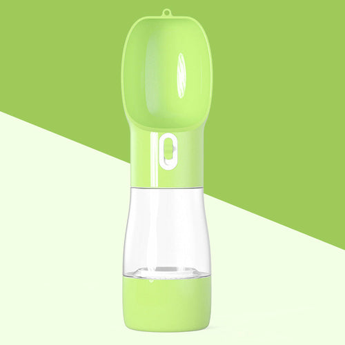 Botella Portátil Pawly 2en1 — Agua y Comida para Perros y Gatos