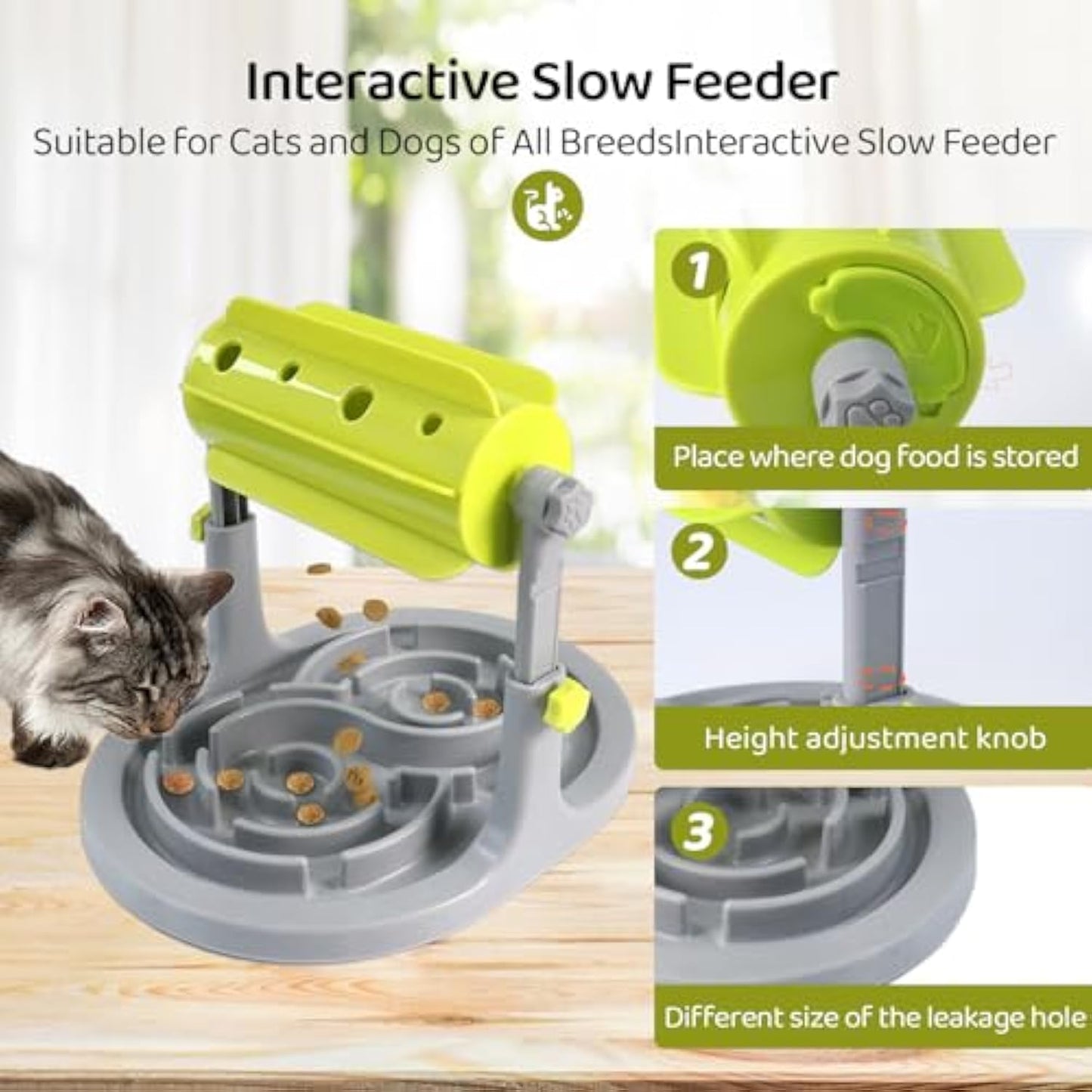 Comedero Puzzle Lento para Perros y Gatos – Pawly