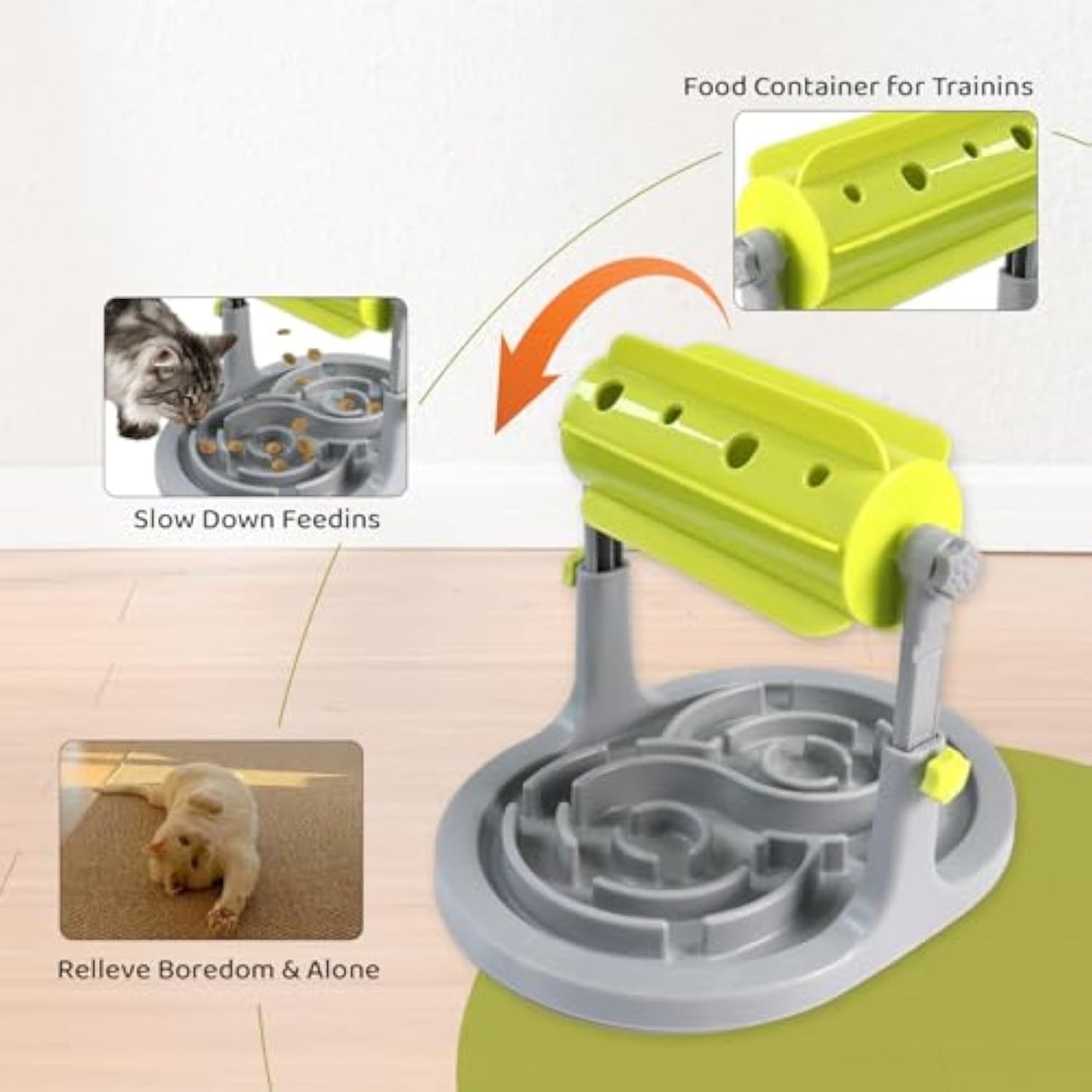 Comedero Puzzle Lento para Perros y Gatos – Pawly
